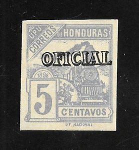 Honduras 1898 - MNH - Imperf - Scott #O23