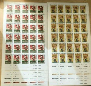 SPECIAL LOT Bhutan 1989 689-700 - Mickey Mouse - 30 Sets of 12v - IMPERF SHEETS