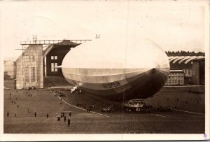1929 Germany Graf Zeppelin RPPC Postcard cover Middle East Flight to Cairo Egypt