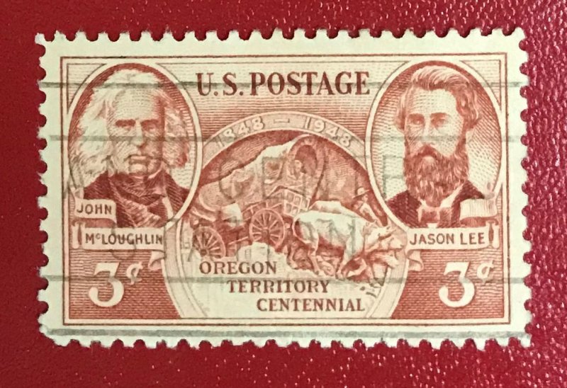 1948 US Sc 964 used 3 cent Oregon Centennial CV$.25 Lot 1678