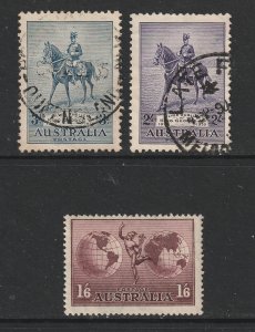 Australia x 3 early commems used