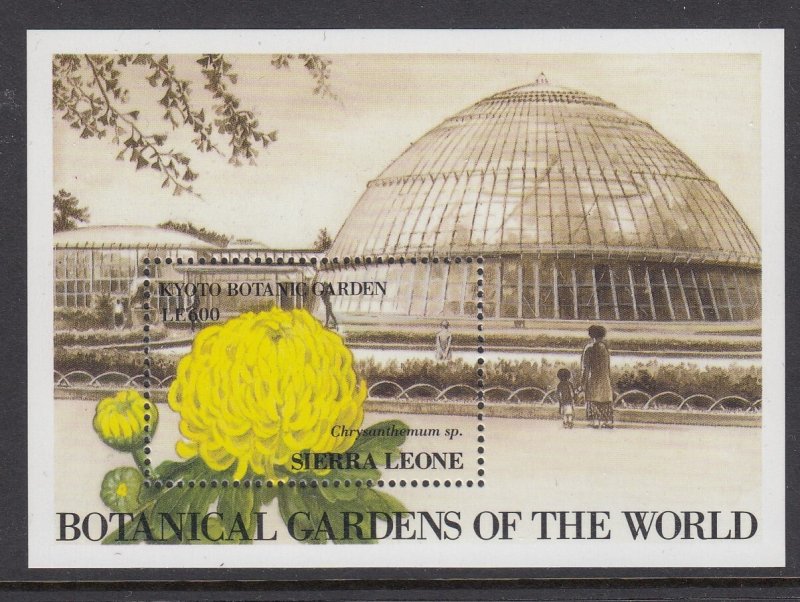 Sierra Leone 1428 Flowers SS mnh