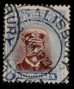 RHODESIA GV SG305, 3s red-brown & grey-blue, FINE USED. Cat £190. CDS