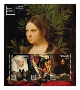 Micronesia 2014 - Caravaggio Art - Sheet of 3 Stamps - Scott #1055 - MNH