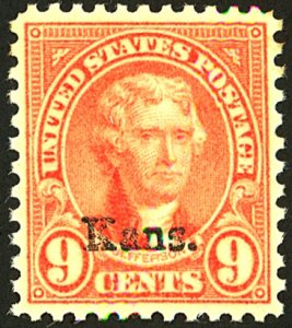 U.S. #667 MINT OG LH