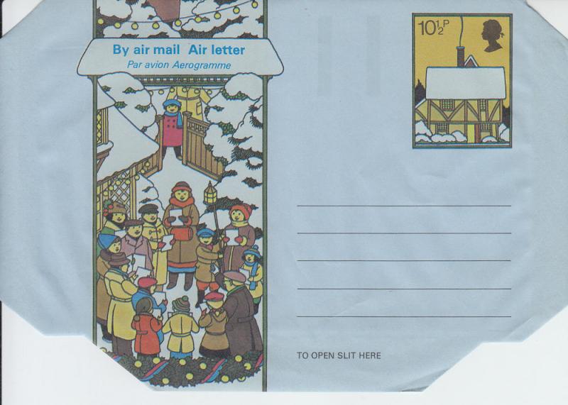 Great Britain Christmas Aerogramme Mint 2