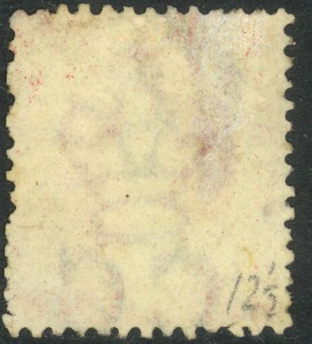 BAHAMAS 1863-65 QV 4d Rose WMKD Perf. 12 1/2 Scott No. 13 USED