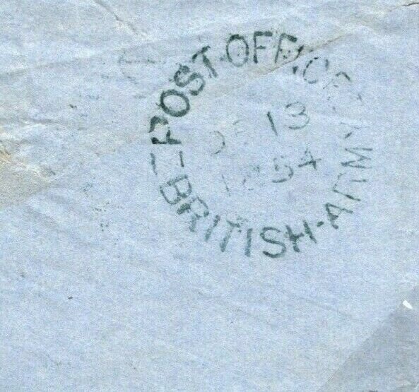 GB CRIMEAN WAR Cover 1854 *W.H.Russell* Early NEWS WRITER 1d Red Reading M71