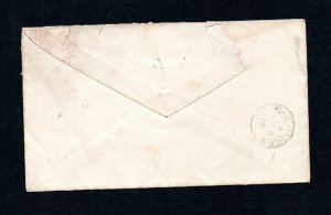 PENNY RED PLATE 186 USED ON COVER WITH 'A&NCSL' PERFIN