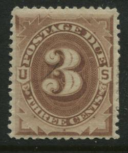 USA 1879 3 cents Postage Due mint o.g.