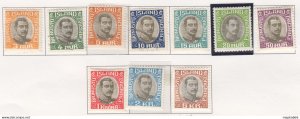 Sp632 1920,1930 Iceland Sevce Stamps King Christian X Michel #33-40,60,61 446...