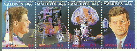 JFK & Apollo Missions, Set of 4, MALD1309