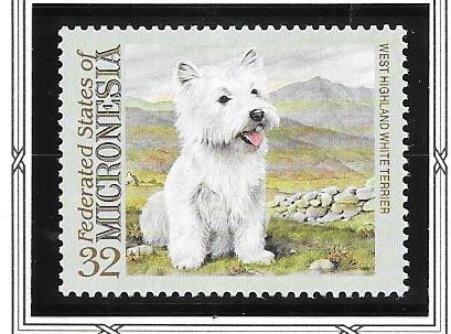 Micronesia #211a  32c Favorite Dogs of the World (MNH) CV$0.65