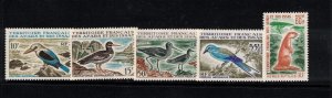 Afars & Issas Sc 310-14 MNH issue  of 1967 - Birds, Animals - HJ06