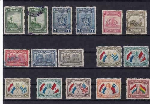 paraguay  vintage stamps ref r13932