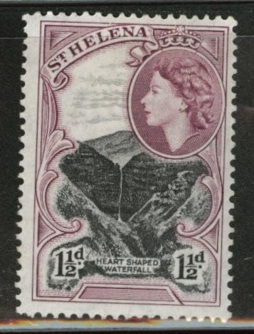 Saint Helena Scott 142 MH* 1.5p QE2 stamp 1953 CV$1.90