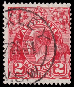 Australia Scott 71, Die II, Red (1930) Used F M