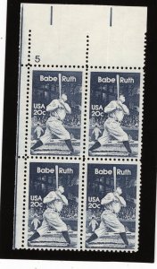 2046 Babe Ruth, MNH UL-PB/4 (#5)