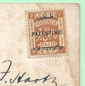 ​1922 Bethany Jerusalem Palestine Original Vintage Postcard Hartz Pittsburgh, PA