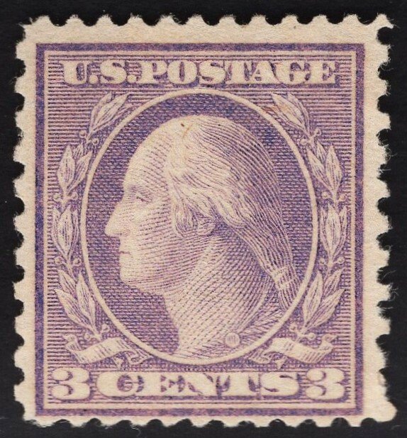 US #541 3c Violet Washington Type II  MINT NH  SCV $100