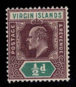 British Virgin Islands Scott 29 MH*  KEVII stamp