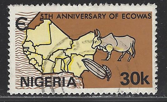 Nigeria Scott # 397, used