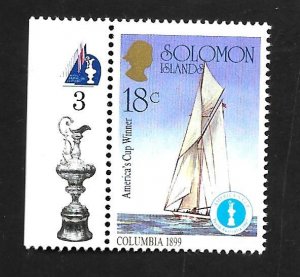 Solomon Islands 1986 - MNH + Tab - Scott #572a
