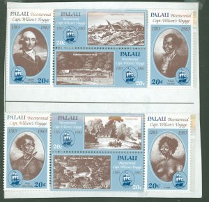 Palau #33-40 Mint (NH) Multiple