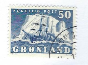 Greenland SC#35 Used F-VF SCV$15.00..Find a great spot!