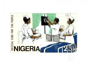 Nigeria 1986 Nigerian Life Def series - original hand-pai...