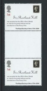 Great Britain mnh sc 2222 gutter pair