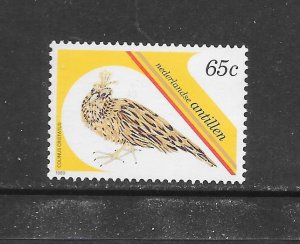 BIRDS - NETERLANDS ANTILLES #608 CRESTED QUAIL MNH