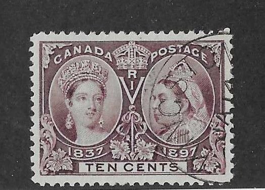 Canada  Sc #57  10c Jubilee  used VF