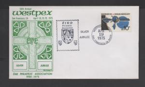 1557 WESTPEX San Francisco1975 stamp show cover  APR 19 1975