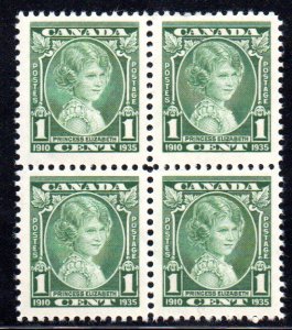 CANADA 211 MNH BLOCK-4 BIN $2.20 ROYALTY