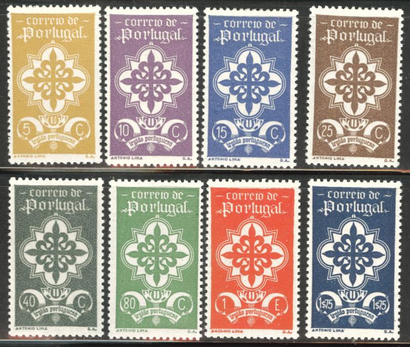 PORTUGAL Scott 579-586 MH* Portuguese Legion  set of 1940 CV$129