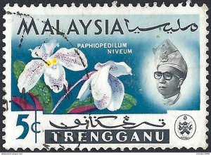 MALAYSIA TRENGGANU 1965 5c Multicoloured SG102 Used