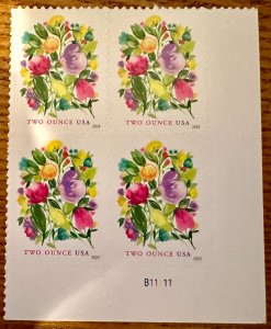 US # 5850 Flowers PB 2oz rate 2024 Mint NH