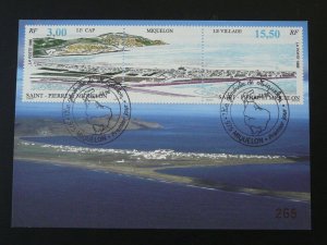natural heritage maximum card Saint Pierre & Miquelon 1996