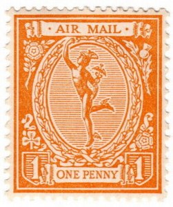 (I.B) George V Cinderella : Mercury Airmail Essay 1d