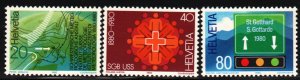 Switzerland #691-693   MNH