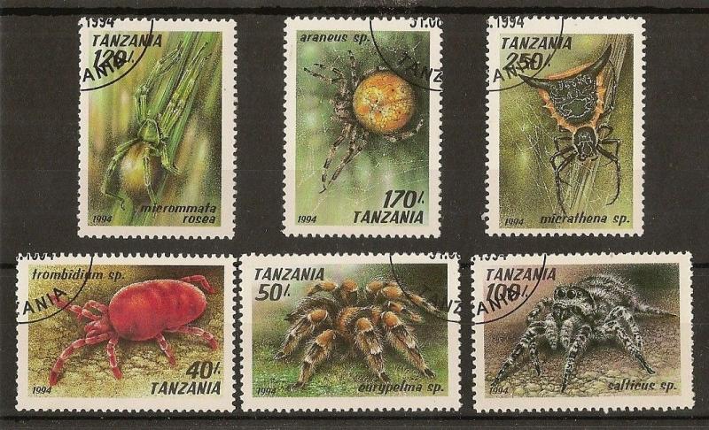 Tanzania 1994 Arachnids Fine Used