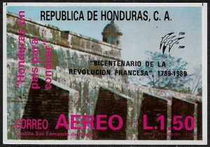 Honduras #C782 MNH IMP. S/Sheet - French Revolution