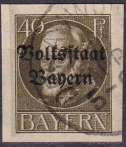 Bavaria #165 F-VF Used CV $20.00 (A18310)