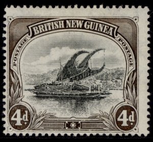 AUSTRALIA - Papua EDVII SG13, 4d black & sepia, M MINT. Cat £50.