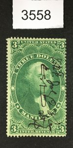 MOMEN: US STAMPS # R86c USED $55 LOT #H 3558