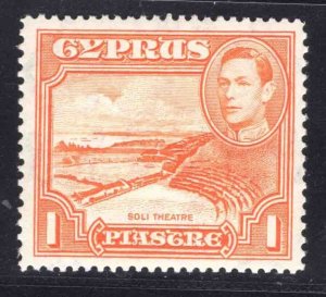 MOMEN: CYPRUS SG #154a P13.5*12.5 1944 MINT OG H £550 LOT #66177