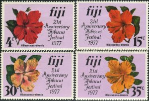 Fiji 1977 SG541-544 Hibiscus set MNH