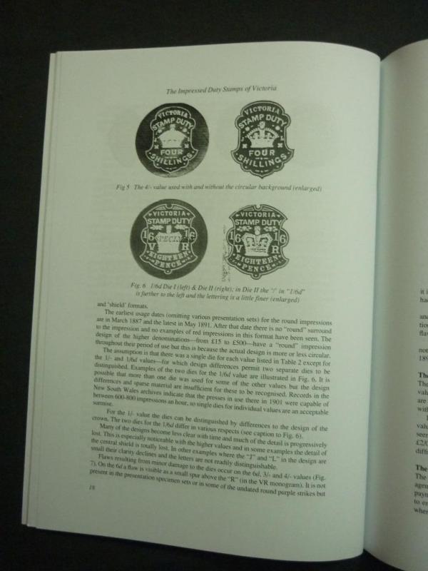 THE IMPRESSED DUTY STAMPS OF VICTORIA by DINGLE SMITH AND DAVE ELSMORE