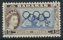 Bahamas  SG 245 SC# 202 MNH OPT Olympic Tokyo 1964 see scan 